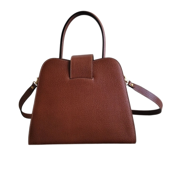 Loewe RARE Leather Brown Handbag Crossbody Bag - Picture 12 of 16